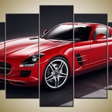 Схема вышивки «Триптих Машина»