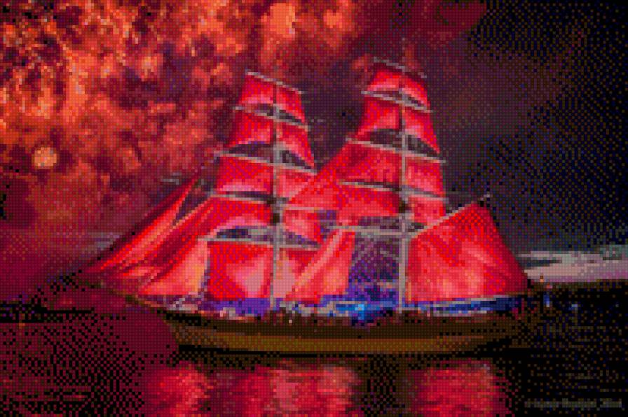 алые паруса - паруса - предпросмотр