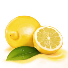 Схема вышивки «лимончик»