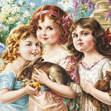 Схема вышивки «три прелестницы»