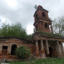 Схема вышивки «СТАРАЯ ЦЕРКОВЬ 2»