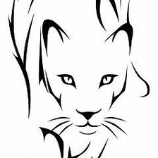 Схема вышивки «киса»