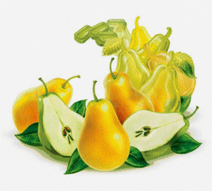 груши - груша, на кухню, еда, кухня, фрукты - предпросмотр