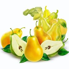 Схема вышивки «груши»