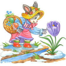 Схема вышивки «весна пришла!»