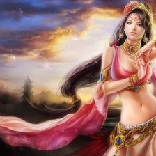 Схема вышивки «Красавица»