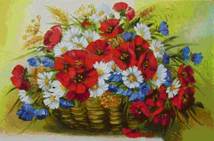 Маки - маки, ромашки, цветы - предпросмотр