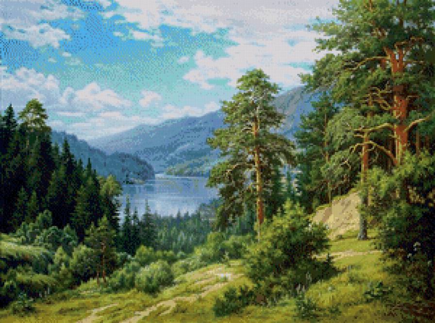 горный пейзаж - пейзаж, природа - предпросмотр