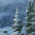 Предпросмотр схемы вышивки «зимний пейзаж» (№745630)
