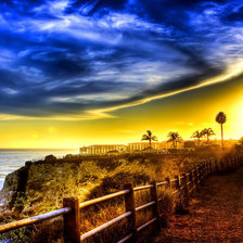 Схема вышивки «Закат»