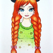 Схема вышивки «Анна Микки»