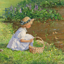 Схема вышивки «Девочка»