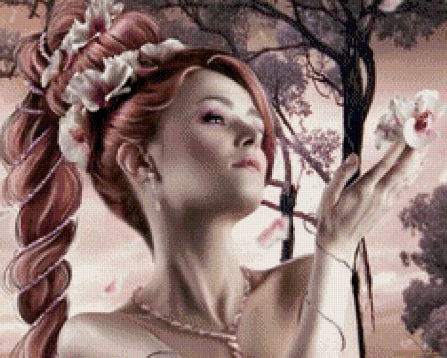 женский образ - люди, лицо, гламур, девушка, женщина, портрет - предпросмотр