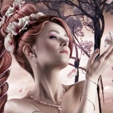 Схема вышивки «женский образ»