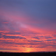 Схема вышивки «Закат осени»