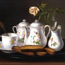 Схема вышивки «Приглашение к чаю»