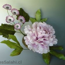 Схема вышивки «серия "пионы"»