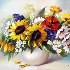 Схема вышивки «букет»