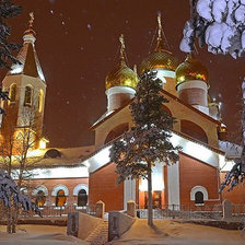 Схема вышивки «Храм»