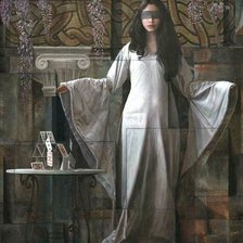 Схема вышивки «дева8»