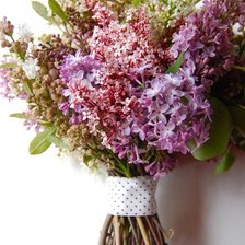 Схема вышивки «Сирень»