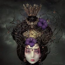 Схема вышивки «лицо»