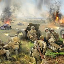 Схема вышивки «Великая отечественная война»