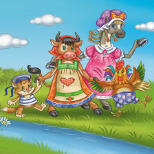 Схема вышивки «на прогулке»