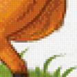 Предпросмотр схемы вышивки «волк и лиса» (№746693)