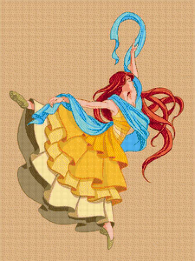 женский образ - танец, девушка, танцы, женщина - предпросмотр