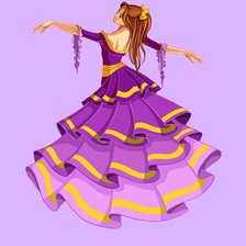 Схема вышивки «женский образ»