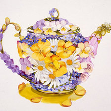 Схема вышивки «чайник»