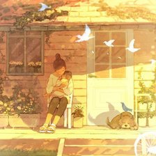 Схема вышивки «Семейный отдых»