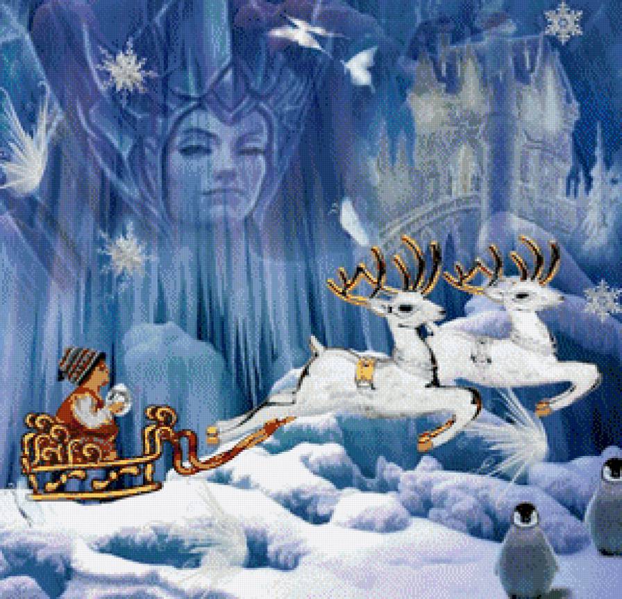 Снежная королева - зима - предпросмотр