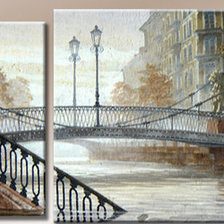 Схема вышивки «Утро туманное»