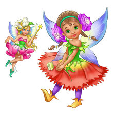 Схема вышивки «феечки»