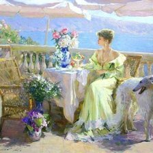 Схема вышивки «девушка»