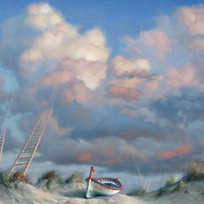 Схема вышивки «Дорога в небо»