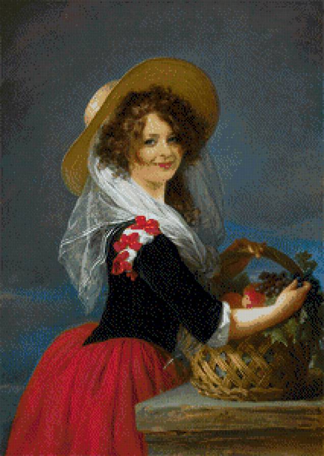 Дама в шляпе - дама, люди - предпросмотр