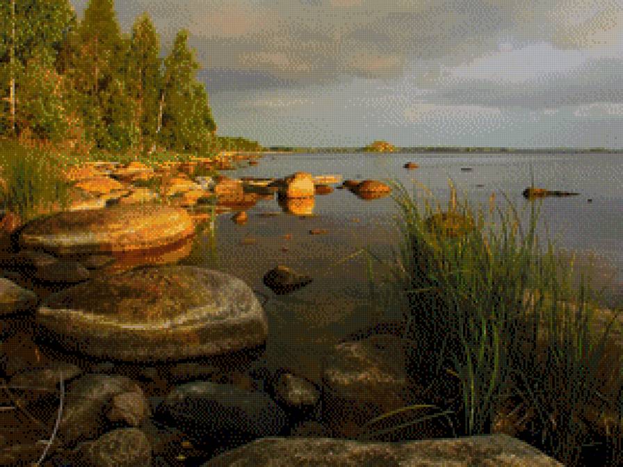 Скоро осень - пейзаж, природа, вода - предпросмотр