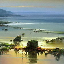 Схема вышивки «Берег моря 2»