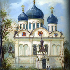 Схема вышивки «Дорога к храму 16»