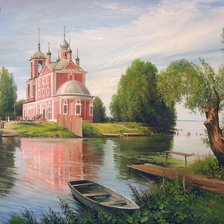 Схема вышивки «Дорога к храму 18»