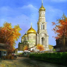 Схема вышивки «Дорога к храму 21»