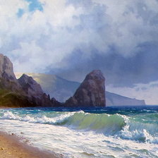 Схема вышивки «Прибой»