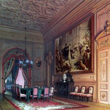 Схема вышивки «СЕРИЯ  "ОСОБНЯК БАРОНА ШТИГЛИЦА". СТОЛОВАЯ ДЛЯ ОБЕДОВ»