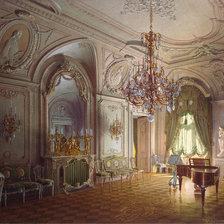 Схема вышивки «СЕРИЯ  "ОСОБНЯК БАРОНА ШТИГЛИЦА". КОНЦЕРТНЫЙ ЗАЛ»