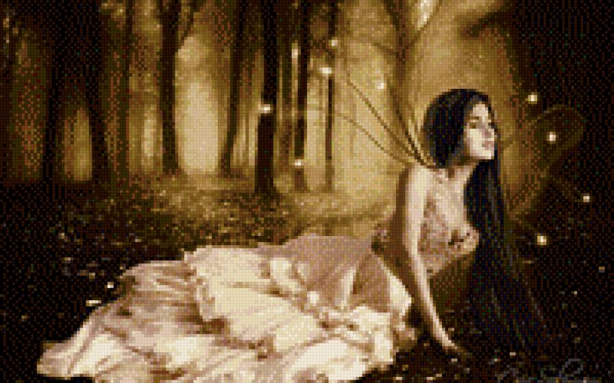 Лесная фея - девушка, лес - предпросмотр