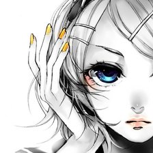 Схема вышивки «Девушка»