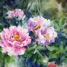 Схема вышивки «цветы»